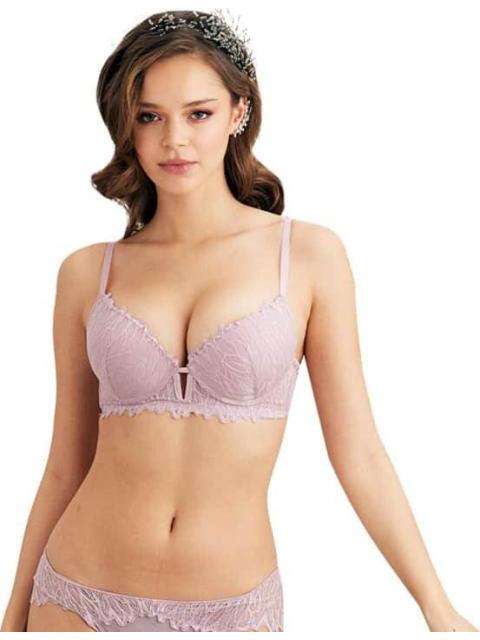 BRASIER DE ENCAJE ROSA CARNIVAL