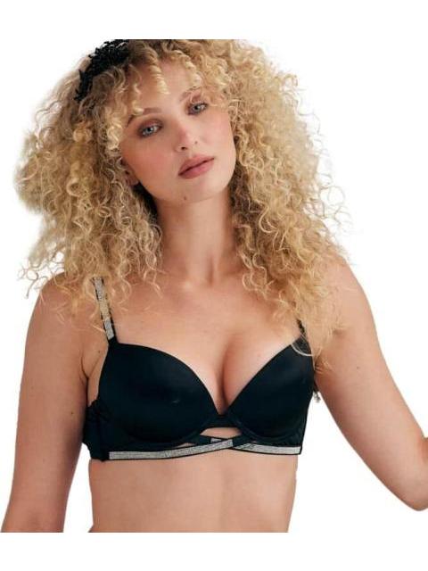 BRASIER PUSH UP NEGRO LOVE TO LOUNGE