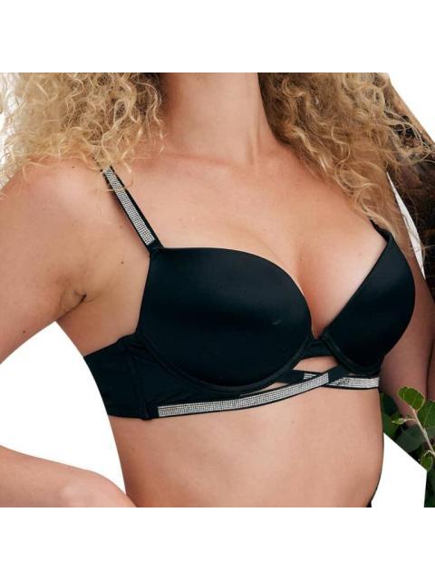 BRASIER PUSH UP NEGRO LOVE TO LOUNGE