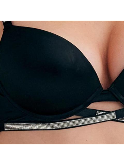 BRASIER PUSH UP NEGRO LOVE TO LOUNGE