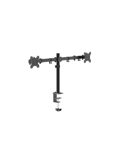 BRAZO PARA DOS MONITORES NACEB (NA0211) BRAZO PARA DOS MONITORES NA0211 NEGRO DS1703BE MODELO NA0211