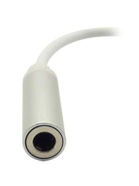 BROBOTIX ADAPTADOR LIGHTNING MACHO - 3.5MM HEMBRA BLANCO