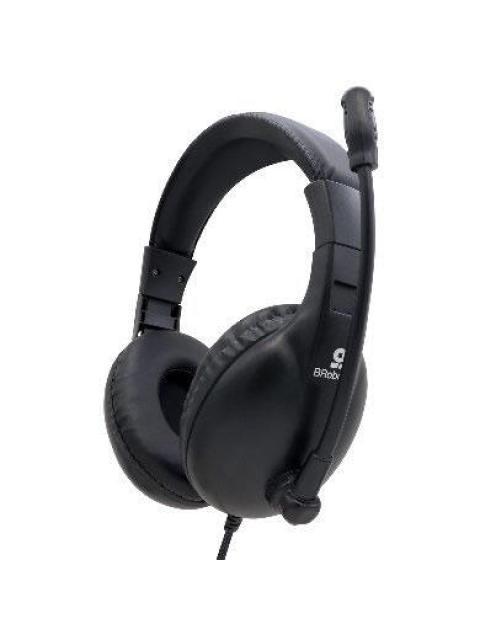 BROBOTIX AUDIFONOS GAMER 963012 ALAMBRICO 1.5 METROS 3.5MM NEGRO