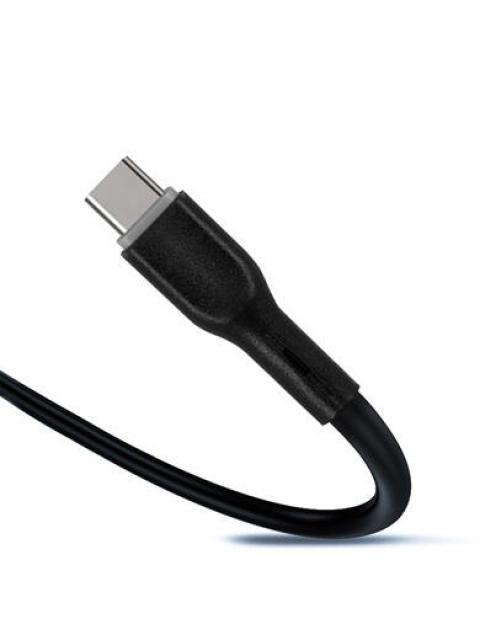 BROBOTIX CABLE USB-C MACHO - LIGHTNING MACHO 1 METRO NEGRO