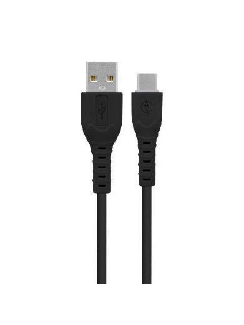 BROBOTIX CABLE USB C MACHO - USB A MACHO 1 METRO NEGRO