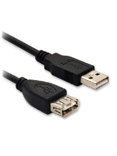 BROBOTIX CABLE USB MACHO - USB HEMBRA 5 METROS NEGRO