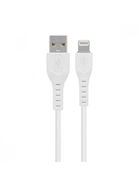 BROBOTIX CARGADOR DE PARED 6001349 5V 1X USB-A BLANCO - INCLUYE CABLE USB A - LIGHTNING