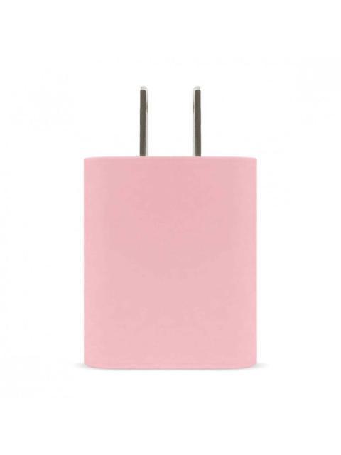 BROBOTIX CARGADOR DE PARED 6001363 5V 1X USB-A ROSA - INCLUYE CABLE USB A - LIGHTNING