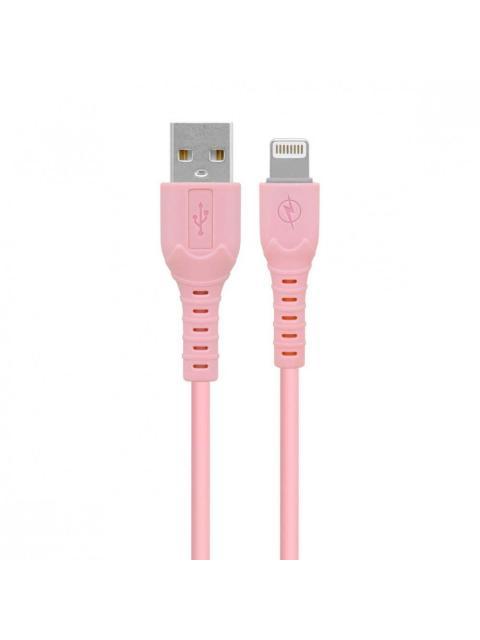 BROBOTIX CARGADOR DE PARED 6001363 5V 1X USB-A ROSA - INCLUYE CABLE USB A - LIGHTNING