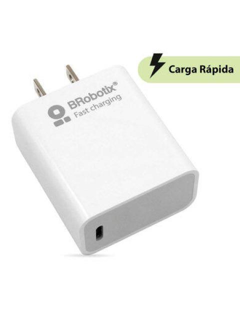 BROBOTIX CARGADOR DE PARED 6006610 20W 1X USB-C BLANCO