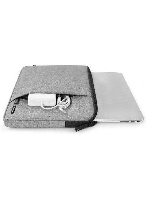 BROBOTIX FUNDA DE POLIESTER CITY PARA LAPTOP 15.6 GRIS