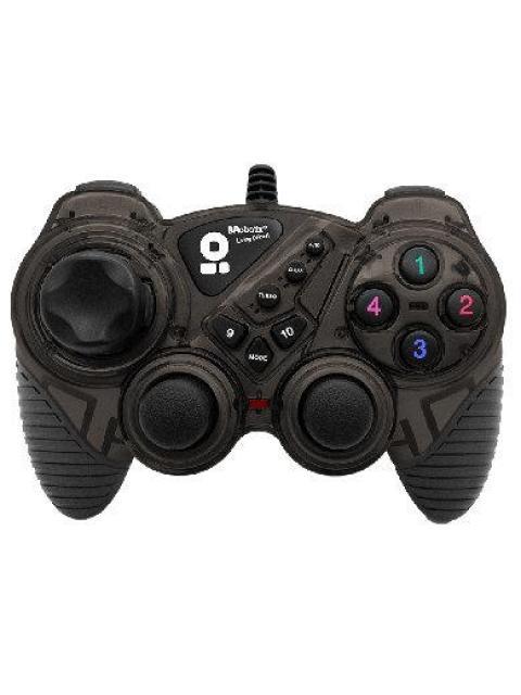 BROBOTIX GAMEPAD RUMBLEPAD PARA PC-PLAYSTATION 3 ALAMBRICO USB 2.0 GRIS HUMO
