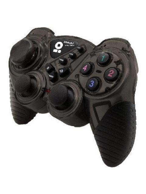 BROBOTIX GAMEPAD RUMBLEPAD PARA PC-PLAYSTATION 3 ALAMBRICO USB 2.0 GRIS HUMO