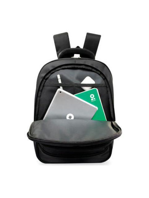 BROBOTIX MOCHILA DE POLIESTER VARSOVIA PARA LAPTOP 17 NEGRO