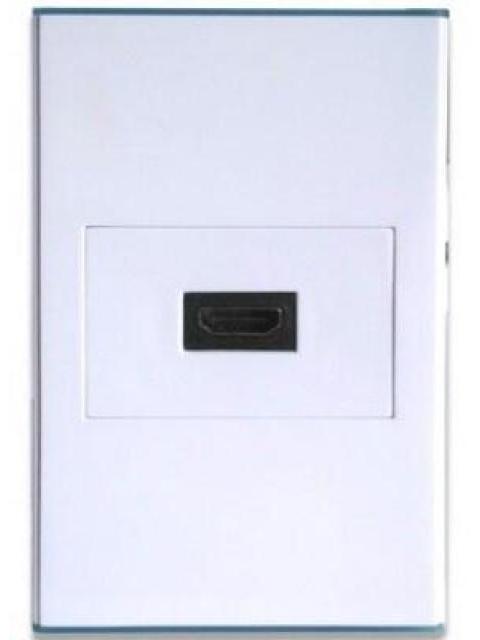 BROBOTIX PLACA DE PARED 1 PUERTO BLANCO