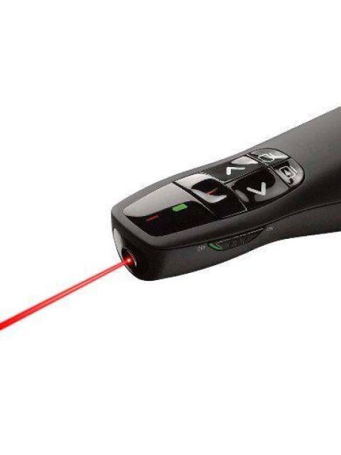 BROBOTIX PRESENTADOR Y APUNTADOR LASER INALAMBRICO USB NEGRO 497356