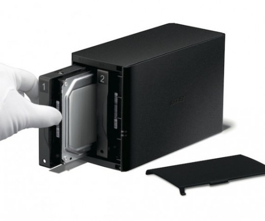BUFFALO LINKSTATION 220 NAS 8TB (2 X 4TB) MAX. 8TB MARVELL ARMADA 370 0.8GHZ USB 2.0 NEGRO - INCLUYE DISCOS