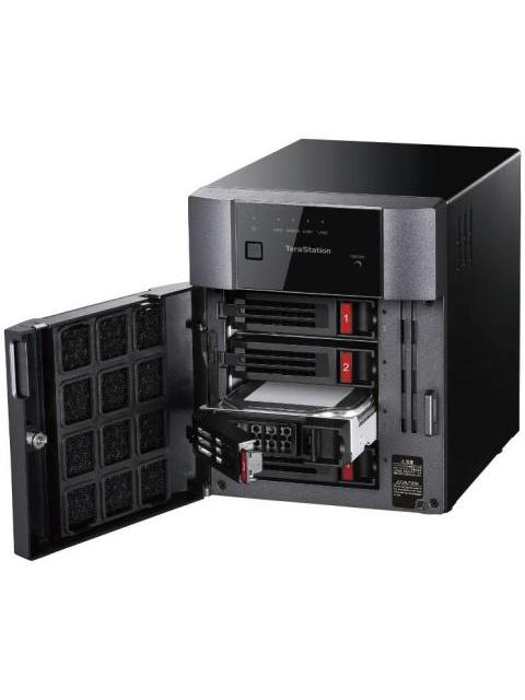 BUFFALO TERASTATION ESSENTIALS 3420D NAS DE 4 BAHIAS 8TB ANNAPURNA LABS AL214 1.4GHZ NEGRO - INCLUYE DISCOS DUROS