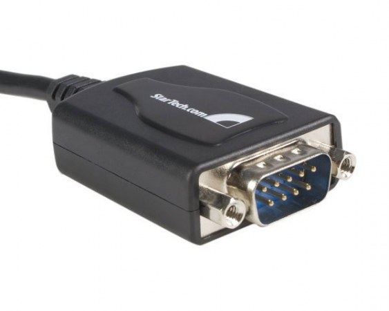 STARTECH  CABLE USB A MACHO - DB9 MACHO 31CM NEGRO