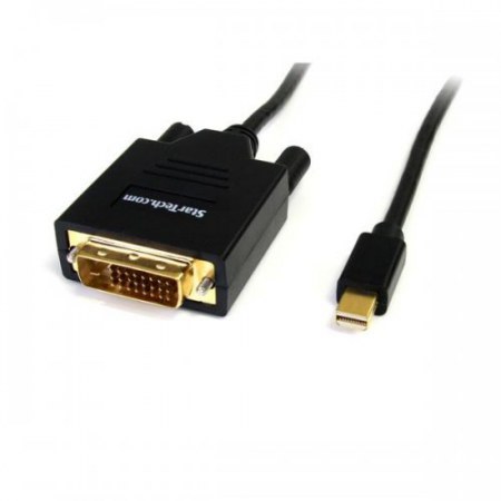 STARTECH  CABLE MINI DISPLAYPORT 1.2 MACHO - DVI MACHO 1080P 1.8 METROS NEGRO
