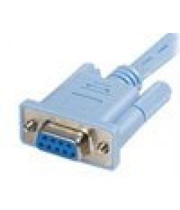 STARTECH  CABLE RJ45 MACHO - SERIAL DB9 HEMBRA 1.8 METROS AZUL