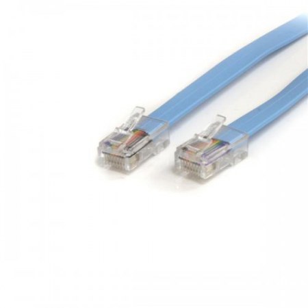 STARTECH  CABLE ROLLOVER DE CONSOLA CISCO ETHERNET RJ-45 MACHO - MACHO 1.8 METROS AZUL
