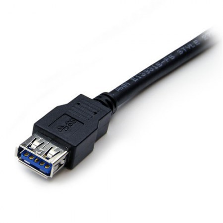 STARTECH  CABLE USB A MACHO - USB A HEMBRA 1 METRO NEGRO