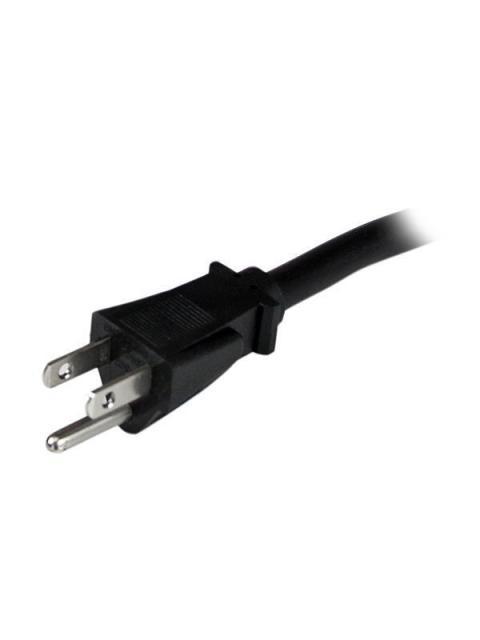 STARTECH  CABLE DE PODER NEMA 5-15P MACHO - C15 MACHO 2.4 METROS NEGRO