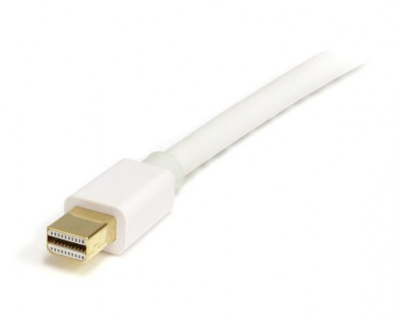 STARTECH  CABLE MINI DISPLAYPORT MACHO - DISPLAYPORT 1.2 MACHO 4K 60HZ 2 METROS BLANCO