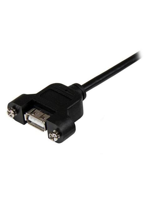 STARTECH  CABLE USB 2.0 USB A MACHO - USB A HEMBRA 90CM NEGRO