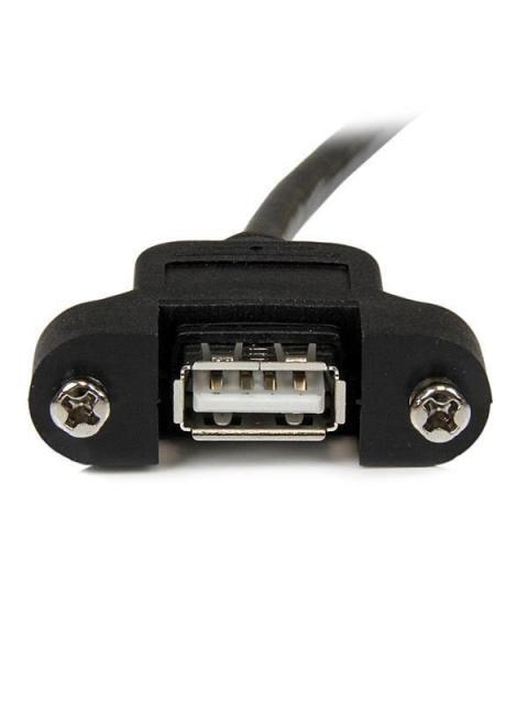 STARTECH  CABLE USB 2.0 USB A MACHO - USB A HEMBRA 90CM NEGRO