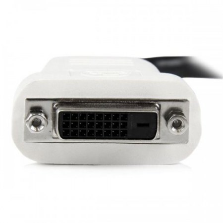 STARTECH  CABLE DISPLAYPORT 1.2 MACHO - DVI-I HEMBRA 1080P 24CM NEGRO