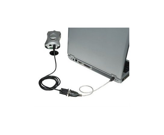 MANHATTAN ADAPTADOR USB A - SERIAL RS-232 0.45 METROS TRANSPARENTE
