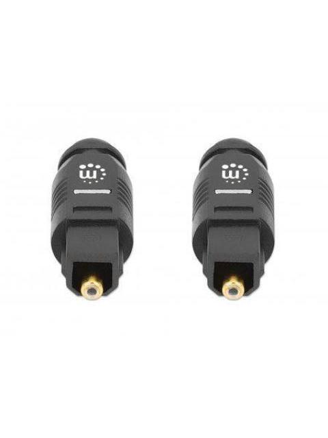 CABLE AUDIO MANHATTAN TOSLINK MACHO - MACHO AUX 3.0M NEGRO 356084