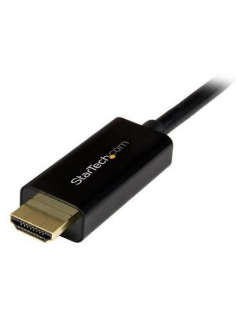 STARTECH  CABLE DISPLAYPORT 1.2 MACHO - HDMI MACHO 4K 30HZ 1 METRO NEGRO