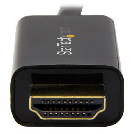 STARTECH  CABLE DISPLAYPORT 1.2 MACHO - HDMI MACHO 4K 30HZ 2 METROS NEGRO