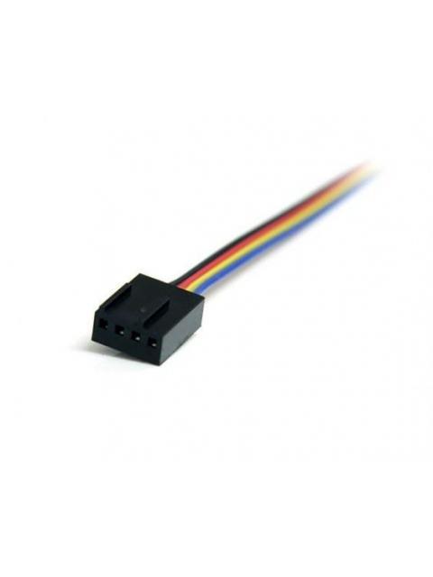 STARTECH  CABLE DE PODER MOLEX (4-PIN) MACHO - MOLEX (4-PIN) MACHO 30CM MULTICOLOR
