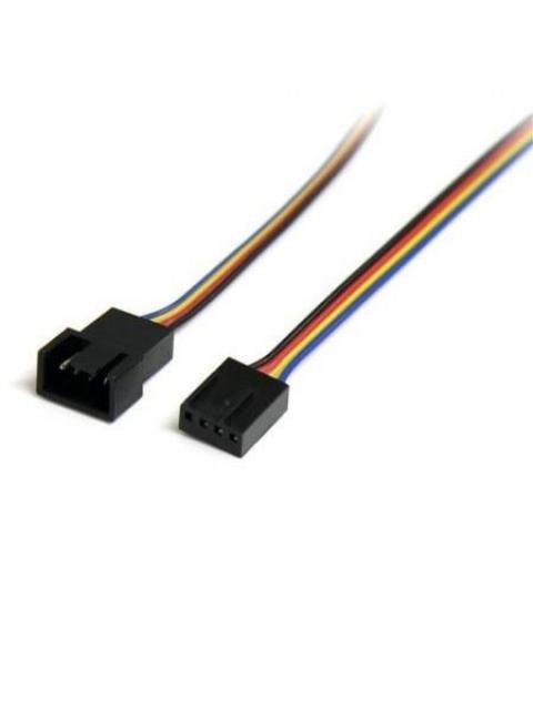 STARTECH  CABLE DE PODER MOLEX (4-PIN) MACHO - MOLEX (4-PIN) MACHO 30CM MULTICOLOR