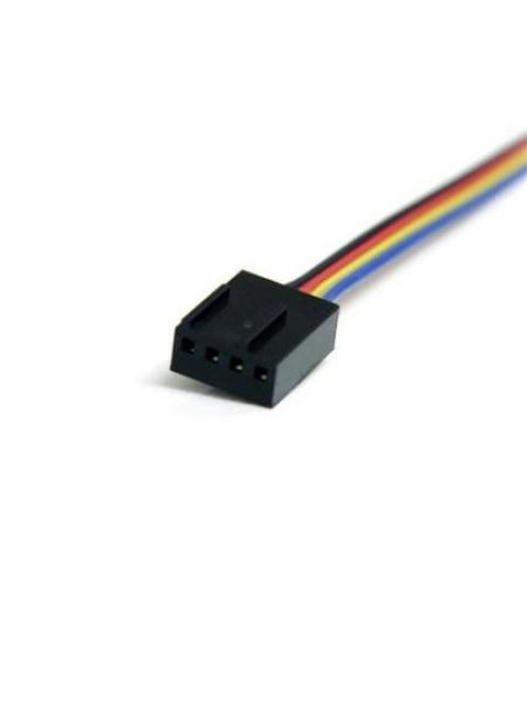 STARTECH  CABLE DE PODER MOLEX (4-PIN) MACHO - MOLEX (4-PIN) MACHO 30CM MULTICOLOR