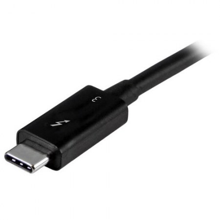 STARTECH  CABLE THUNDERBOLT 3 USB-C MACHO - USB-C MACHO 50CM NEGRO PARA MACBOOK
