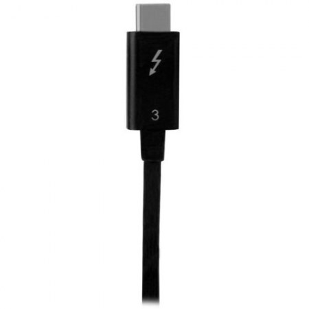 STARTECH  CABLE THUNDERBOLT 3 USB-C MACHO - USB-C MACHO 50CM NEGRO PARA MACBOOK