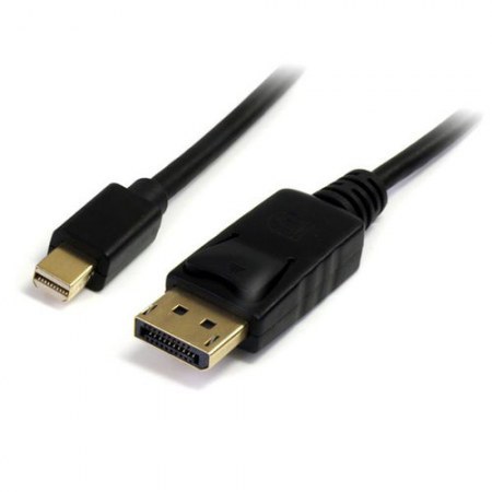 STARTECH  CABLE MINI DISPLAYPORT 1.2 MACHO - DISPLAYPORT 1.2 MACHO 4K 60HZ 1.8 METROS NEGRO