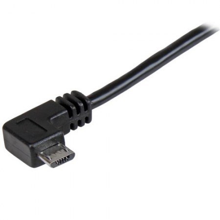 STARTECH  CABLE MICRO USB CON ANGULO DERECHO 1 METRO NEGRO