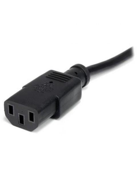 STARTECH  CABLE DE PODER NEMA5-15P - C13 COUPLER 1.8 METROS NEGRO