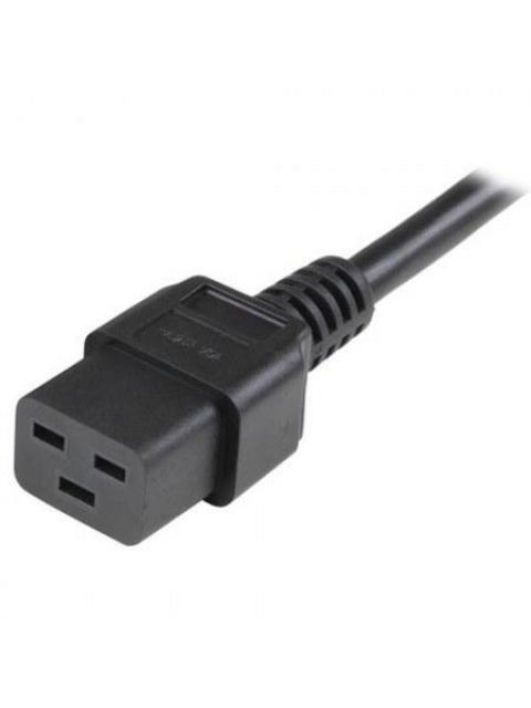 STARTECH  CABLE DE PODER C20 ACOPLADOR MACHO - C19 ACOPLADOR HEMBRA 1.8 METROS NEGRO