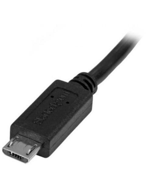 STARTECH  CABLE MICRO USB B MACHO - MICRO USB B HEMBRA 50CM NEGRO