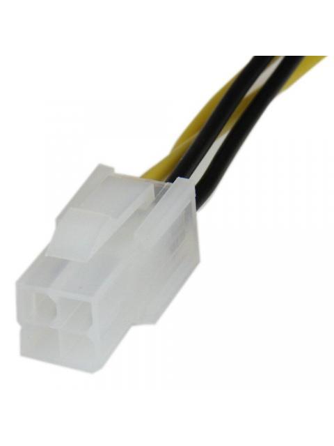 STARTECH  CABLE DE PODER ATX MACHO - HEMBRA (4-PIN) 20CM