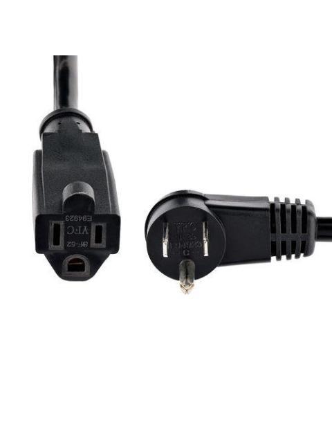 CABLE DE PODER STARTECH NEMA 5-15P HEMBRA - NEMA 5-1R MACHO 1.8M 125V NEGRO RFX-6F-POWER-CORD