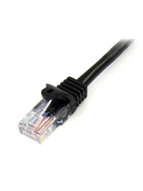STARTECH  CABLE PATCH CAT5E UTP SIN ENGANCHES RJ-45 MACHO - RJ-45 MACHO 5 METROS NEGRO