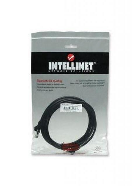 INTELLINET CABLE PATCH CAT5E UTP 100% COBRE RJ-45 MACHO - RJ-45 MACHO 2 METROS NEGRO